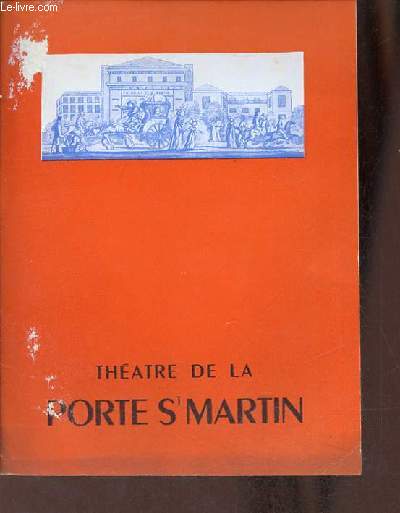 Programme thtre de la porte st martin saison 1961 - Oscar comdie en 3 actes de Claude Magnier.