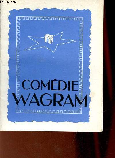 Programme comdie wagram - Monsieur Masure comdie en 3 actes et 5 tableaux de Claude Magnier - mise en scne de Claude Barma - dcor de Gisle Tanalias.