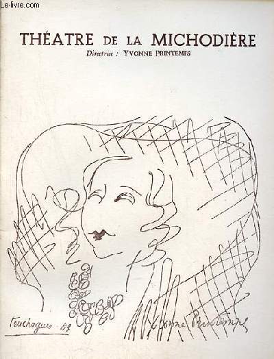 Programme thtre de la michodire - Gog et Magog comdie en 3 actes de Roger Mac Dougall et Ted Allan d'aprs une nouvelle de Roy Vickers version franaise de Gabriel Arout.