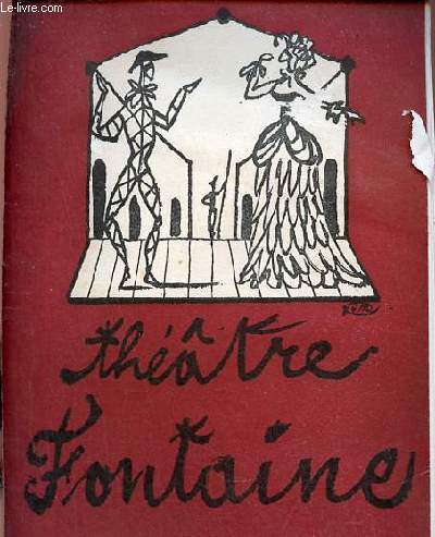 Programme thtre Fontaine - la compagnie Grenier-Hussenot dans l'amour des 4 colonels de Peter Ustinov adaptation de Marc-Gilbert Sauvajon.