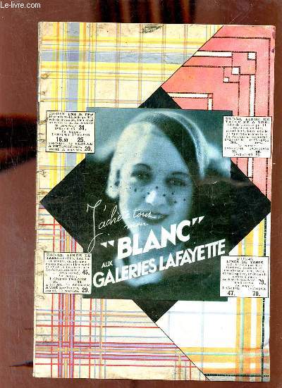 Catalogue Galeries Lafayette.