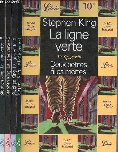 La ligne verte - 4 volumes - 1er pisode + 2e pisode + 3e pisode + 5e pisode.