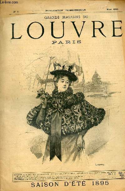 Catalogue Grands magasins du Louvre Paris n3 mars 1895 - saison d't 1895