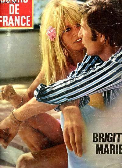 Jours de France n611 30 juillet 1966 - Brigitte marie - comment Gnther  sduit Brigitte - une piscine  la plage -  la mer comme  la mer - il ne suffit pas de savoir nager - les dames du temps prsent - les mots croiss d'Eudipe etc.