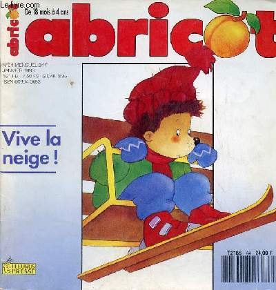 Abricot n64 janvier 1993 - Le pingouin de Piloui - sous ma chaise ... - dans la galette - au travail les bbs - la petite soeur - les enfants grandissent les animaux aussi - vive la galette - le bon roi dagobert - montre tout ce qui est  l'envers etc.