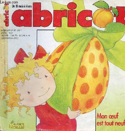 Abricot n56 avril 1992 - La crme de Piloui - comme Angle deviens papillon - montre tout ce qui a des ailes et tout ce qui vole - comptine - le sac  main - nmme les objets dessins dans les cases - la maison de raton etc.