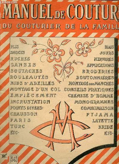 Manuel de couture du couturier de la famille.