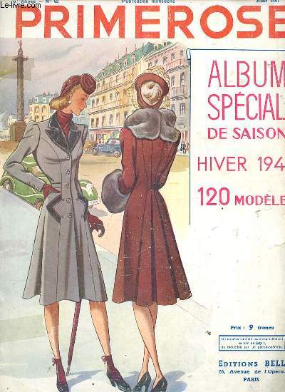 Primerose n62 5e anne aot 1941 - Album spcial de saison hiver 1942 120 modles.