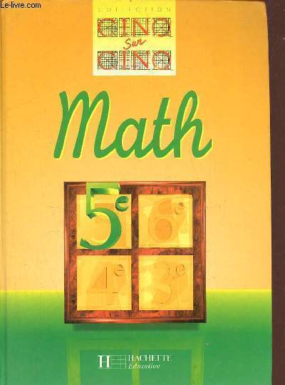 Math 5e - Collection Cinq sur cinq.