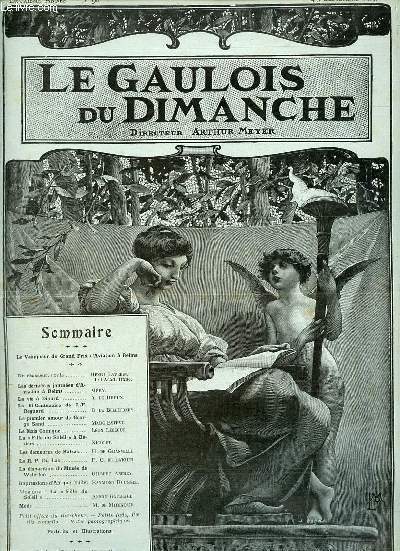 Le gaulois du dimanche n90 2e anne 4-5 septembre 1909 - Le vainqueur du grand prix d'aviation  Reims - un chasseur conte par Henri Lavedan - les dernires journes d'aviation  Reims par Mry - la vie  Dinard par A.de Dreux - le bi-centenaire de J.F.R