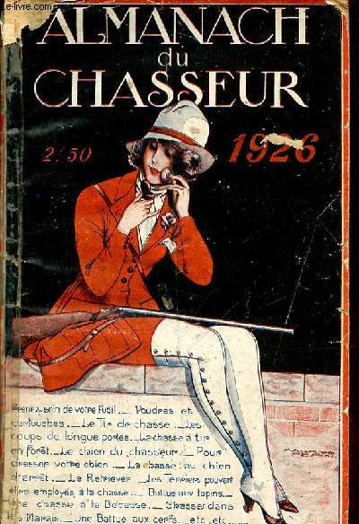 Almanach du chasseur 1926 4me anne.