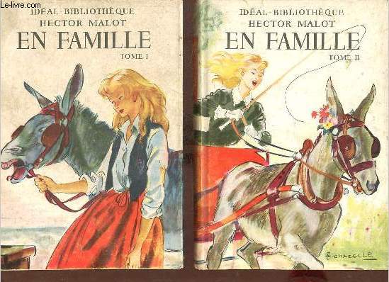 En famille - en 2 tomes - tomes 1 + 2 - Collection Idal-Bibliothque.