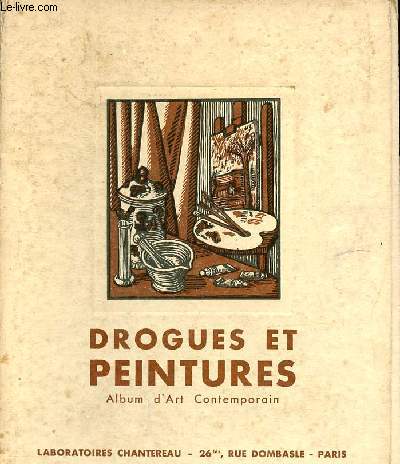 Drogues et peintures album d'art contemporain - 10 fascicules - fascicules n1 au n10 - Manet - Corot - Ingres - Delacroix - Prud'hon - L.David - Courbet - J.P.-Laurens - Puvis de Chavannes - Claude Monet.