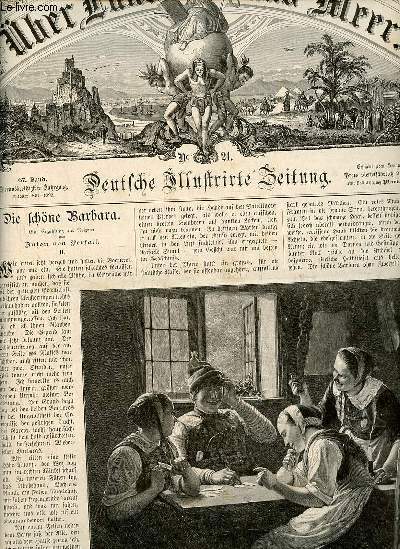 Ueber land und meer n24 67.band 1892 - Die schne Barbara von Anton von Perfall - In der Nausolenmsgruff zu Charloffenburg von A.Trinius - die letzte zuflucht von C.C.Davidfon - Ruf ins Rettungsboot von Albert Sthling - Vater anfer ! von W.Marc etc.