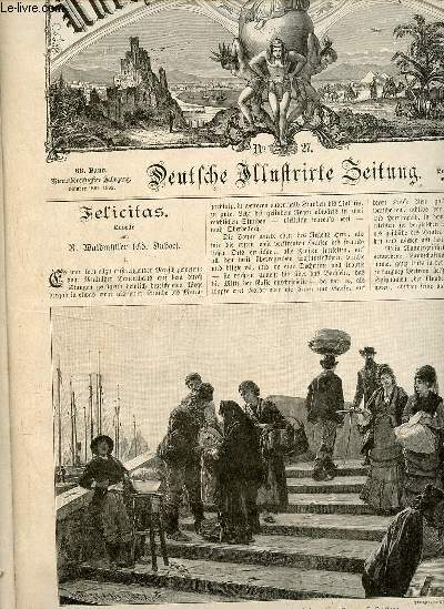 Ueber land und meer n27 68.band 1892 - Felicitas novelle von R.Waldmller - das lekte Friedensquartier des Stahs der grokherzoglich hessischen division von E.Hnten - die verteidigung in strafsachen von Ludwig Fuld - Gegen Witfesser und Finnen etc.