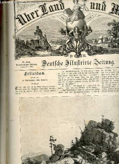 Ueber land und meer n33 68.band 1892 - Felicitas novelle von R.Waldmller - Aus der geschichte von konstanz von Professor Hberlin - das rote Gespenst von Ludwig Fuld - ein stck lndlichen Lebens - Verliebt von L.Bechi - vor dem Bauernbofe etc.