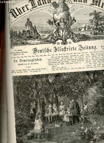 Ueber land und meer n38 68.band 1892 - In Feuersgluten novelle von A.Crinius - die fronleichnamsfeier in der katholischen hofkirche zu dresden von E.Limmer - das reichspostmuseum in Berlin von A.Berthold - fronleichnamsfeier in Craunkirchen etc.