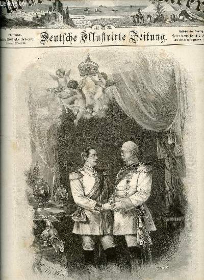 Ueber land und meer n23 71.band 1894 - Kaiser und Bismarck von Ch.Volz - erzhlungen eines Effendi von Rudolf Lindau - billrothscher hrsaal im wiener allgemeinen krankenhause A.F.Seligmann - erste kommunion Walther Firle - Nordseebad sylf etc.