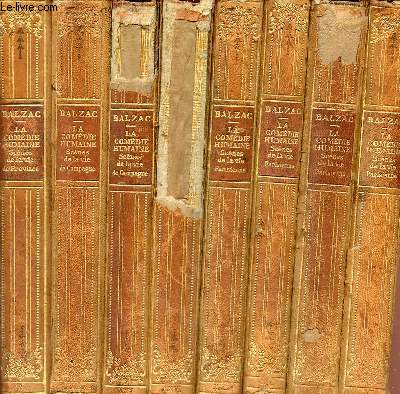 Oeuvres compltes de Honor de Balzac - La comdie humaine - 13 volumes : Scnes de la vie de Province tome 2 - Scnes de la vile de campagne 3 tomes (les paysans + les clibataires + le cur de village) - scnes de la vie parisienne 4 tomes, tomes 1+5+7