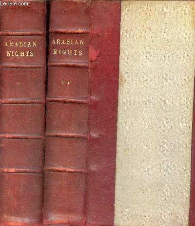 The Thousand and one nights, commonly called, in england, the arabian nights' entertainments - two volumes (volumes 1 + 3).