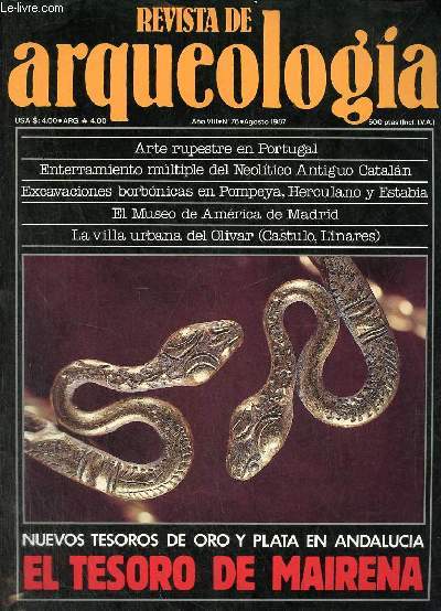 Revista de arqueologia ano 8 n76 agosto 1987 - Exposiciones viajando con el navio 