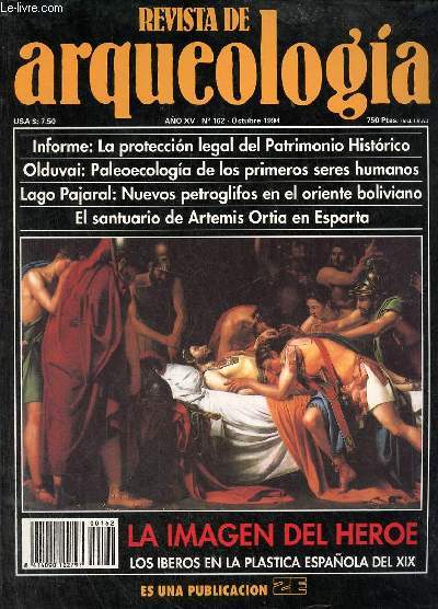 Revista de arqueologia ano 15 n162 octubre 1994 - Yacimiento fosilifero versus yacimiento paleontologico - la proteccion legal del patrimonio historico : estado actual de la legislacion - Olduvai paleoecologia de los primeros seres humanos etc.