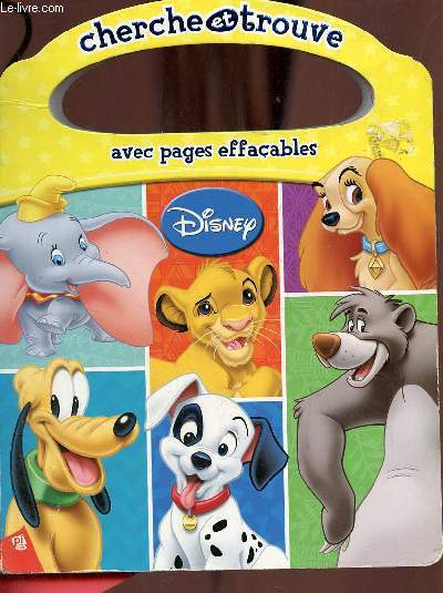 Disney cherche et trouve avec pages effaables.