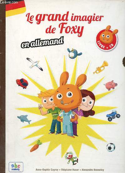 Le grand imagier de Foxy en allemand - livre + cd.