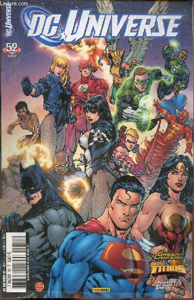 DC Universe n52 novembre 2009 - Green Lantern origine secrte (6) + (7) - Justice League of America rsurrection (4) - Titans ensemble, ensemble  jamais - secrets d'icnes par Christian Grasse.