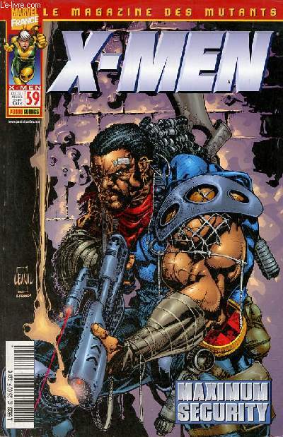 X-Men le magazine des mutants n59 dcembre 2001 - X-Men crie justice, crie vengeance ! - X-Men le message - X-Men les retrouvailles - Cable et s'il n'en reste qu'un - monde mutant par Christian Grasse.