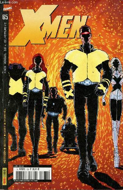 X-Men n65 juin 2002 - X-Men contre nature - X-Men E comme extinction (1) - X-Men E comme extinction (2) - Cable Ballet nocturne - Rayons X par Christian Grasse.