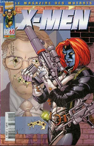 X-Men le magazine des mutants n60 janvier 2002 - X-Men la fin d'un rve (1) hier est son prambule - Cable la fin d'un rve (2) grandes dcisions - Bishop la fin d'un rve (3) - Class X par Jrmy Manesse - X-Men la fin d'un rve (4) le futur est l ...