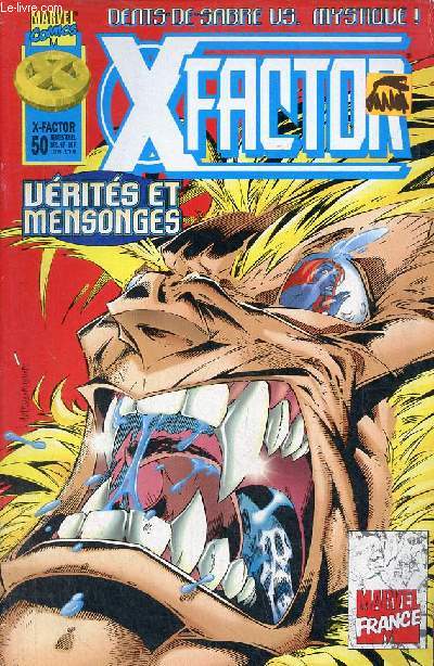 X-Factor n50 dcembre 1997 - X-Factor vrits et mensonges ! - sous les deux de la rampe : mystique & dents de sabre par Elisabeth Campos - X-Factor encore et toujours ! - chronologie de X-Factor 2me partie par Christian Grasse.