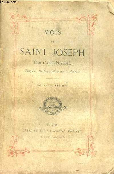 Mois de Saint Joseph - Nouvelle dition.
