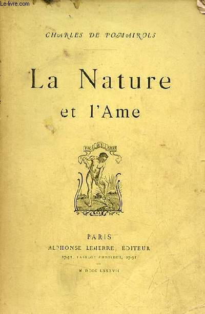 La nature et l'ame - envoi de l'auteur.