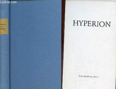Hyperion oder der Eremit in Griechenland.