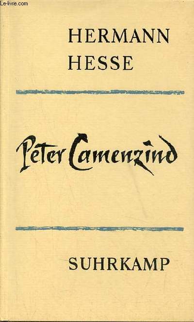 Peter Camenzind erzhlung.