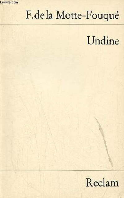 Undine - eine erzhlung - Universal-Bibliothek nr.491.