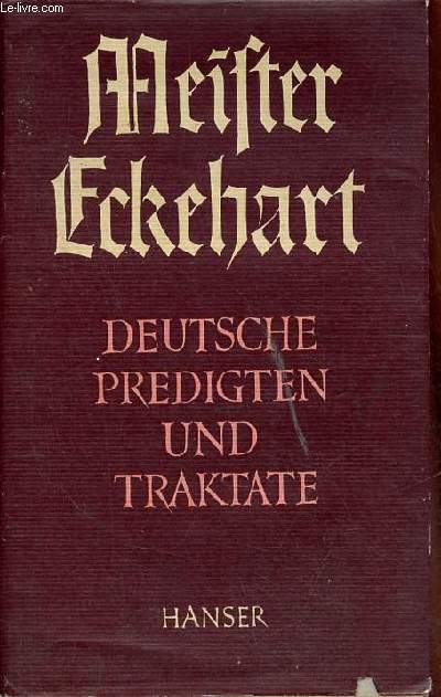 Deutsche predigten und traktate.