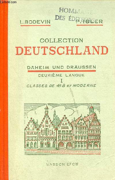 Daheim und draussen - Deuxime langue I classes de 4e B et moderne - Collection Deutschland - Enseignement du second degr.