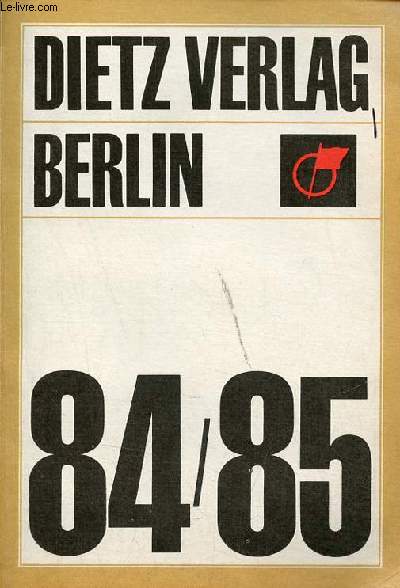 Verlags-verzeichnis 1984/1985.