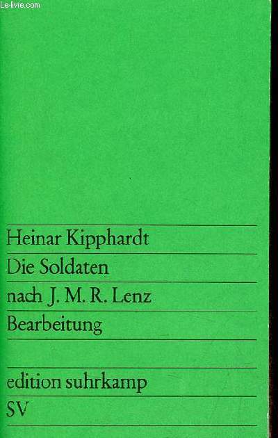 Die Soldaten nach Jacob Michael Reinhold Lenz bearbeitung.
