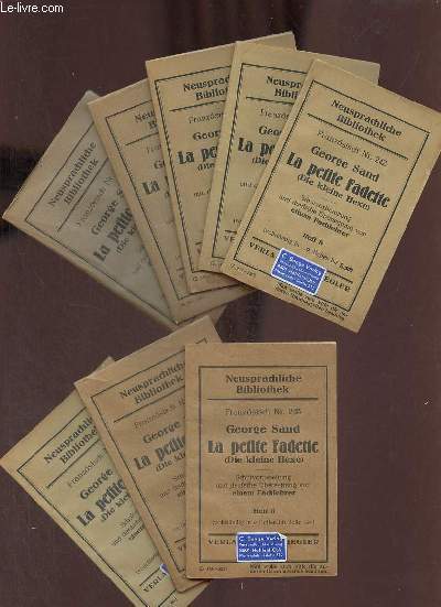 La petite fadette (die kleine hexe) - Neusprachliche Bibliothek - 8 volumes : heft 1+2+3+4+5+6+8+9.