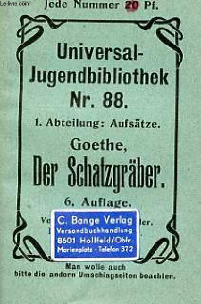 Der Schatzgrber - Universal-Bibliothek nr.88.