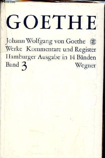 Goethes Werke - Band 3.