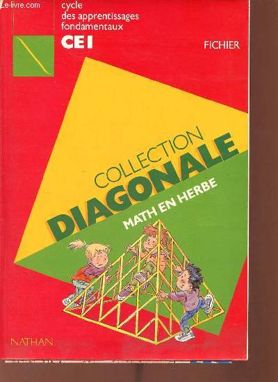 Collection diagonale math en herbe cycle des apprentissage fondamentaux ce1 - fichier.