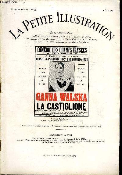 La petite illustration - nouvelle srie n 441 - thatre n 235 - La castiglione, comdie en trois actes et neuf tableaux par Rgis Gignoux