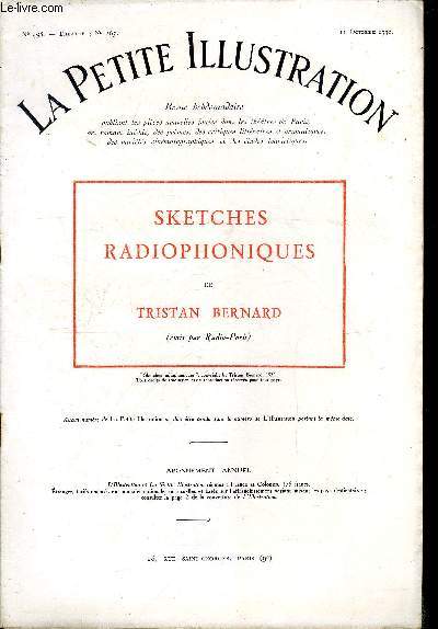 La petite illustration - nouvelle srie n 498 - thatre n 265 - Sketches radiophoniques par Tristan Bernard, mis par radio-paris