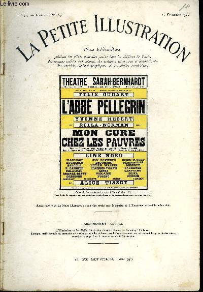 La petite illustration - nouvelle srie n 503 - thatre n 269 - Mon cur chez les pauvres, pice en cinq actes par Andr de Lorde et Pierre Chaine, tire du roman de Clment Vautel, reprsente pour la premire fois le 28 avril 1930 au thatre Sarah