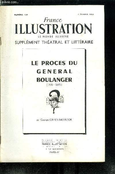 France illustration, le monde illustr, supplment thatral et littraire n 124 - Le procs du gnral Boulanger (1886-1891) par Georges Cahen-Salvador